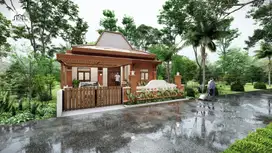 SEMI KLASIK, HUNIAN MURAH DESIGN JOGLO DI YOGYAKARTA