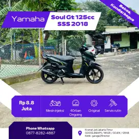 Yamaha soul GT 125cc AKS sss bluecore fi Tahun 2018
