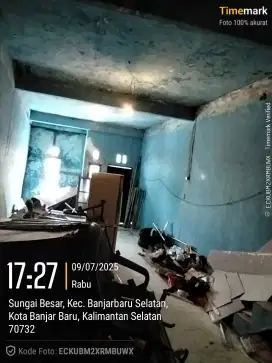 Di jual murah gandeng 3 pintu 2 lantai di jalan jeruk dekat Indomaret