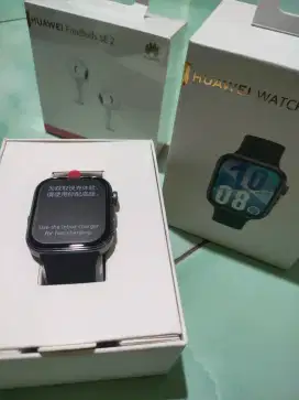 jual jam huawei watch fit 4, nego tipis, bonus strap hydrogell
