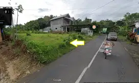 Tanah murah Poros Banjararum Singosari Dijual cpt B.U cocok buat Usaha