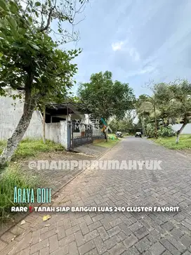 Tanah Siap bangun di Araya Golf Malang