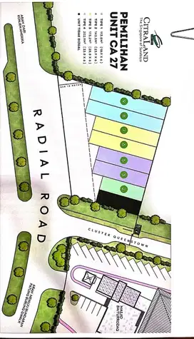 disewakan tanah komersial radial road citraland pakuwon