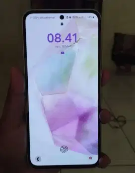 Jual hp samsung a35 5G ram 8/256 no minus lengkap pemakaian cewek