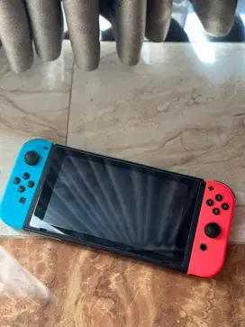 Nintendo Switch console Neon Blue and Red Joy-Con