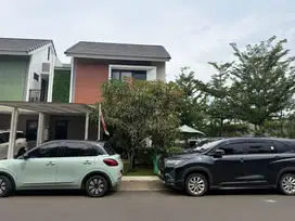 Rumah 2 lantai posisi hook di sumarecon Semi furnish