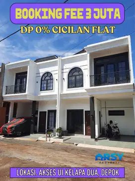 Hunian 2lt konsep Clasik eropa di kelapa dua depok