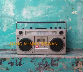 boombox tape kaset pita antik jadul kuno klasik JOHNSONS. tanpa radio
