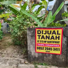 Di jual tanah cocok untuk rumah/usaha kontrakan