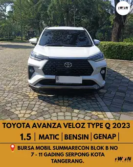 2023 Toyota Avanza New Veloz Q 1.5 AT
