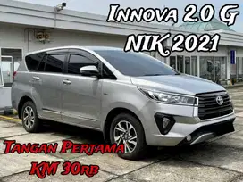 KM 30k / Toyota Kijang Innova G 2.0 Bensin 2021
