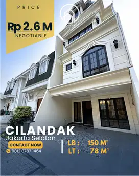 Rumah mewah depan Transmart Cilandak KKO
