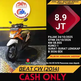 HONDA BEAT CW TH 2014 PLAT DEPOK PAJAK ON BAYAR PAKAI CC/PAYLATER