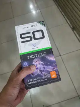 Infinix note 50 8/256 brand new open box garansi 1 tahun