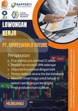 Dicari marketing komoditi