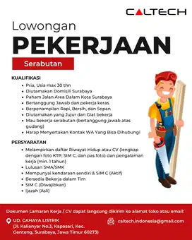 Lowongan Kerja Serabutan