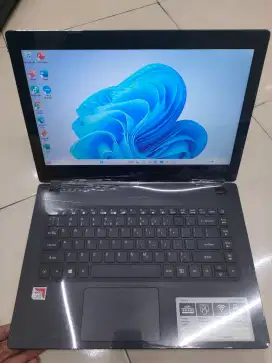 Acer gaming amd ram8gb ssd256gb mulus