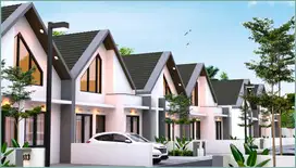 Rumah Dijual Sleman Nuansa Villa One Gate System Dekat Pasar Gamping