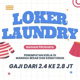 Loker laundry di kemayoran dan mangga besar