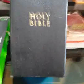 Alkitab HOLY BIBLE bhs Inggris King James Version ORI preloved