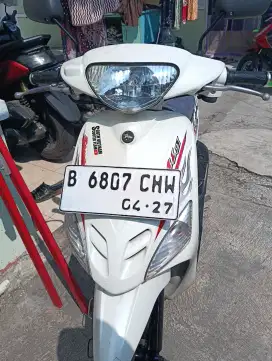 Dijual santai Mio sporty putih 2007,Bodi mulus,mesin halus..