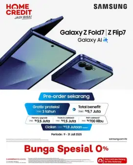 NEW SAMSUNG ZFOLD7, CICILAN PROMO FRE ORDER