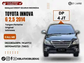 [DP:4JT] INNOVA 2.5 G 2014 AT DIESEL TANGAN 1 ORIGINAL