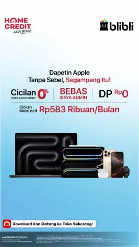 Yuk buruan yang mau cicil aiphone, syarat hanya ktp aja