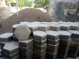 Paving Block, Segi enam abu, Conblock, Conblok, Konblock, Konblok