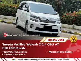 [ WARRANTY ] Toyota Vellfire Z Welcab (KURSI RODA) 2.4 AT 2013/2014