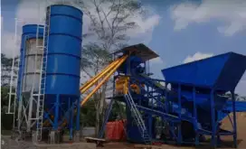 Concrete Batching Plant mobile type WET kapasitas 60m³/jam
