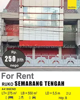 DISEWAKAN RUKO DI SEMARANG TENGAH A4186