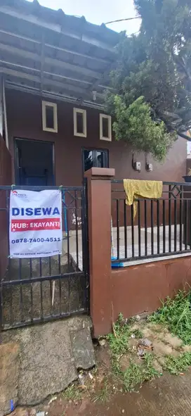 Disewa hanya 100 m dr stasiun cilebut