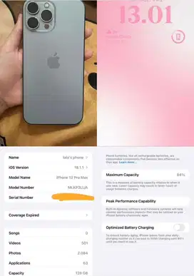 IPHONE 13 PROMAX 128