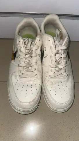 Nike Air Force 1 White Sun Club Sanded Gold