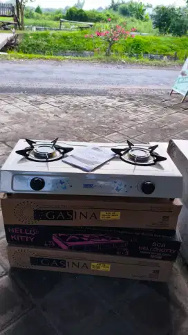 kompor 2 tungku gasina