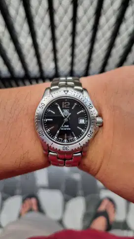 TAG HEUER Link Diver Watch Black Dial Quartz
