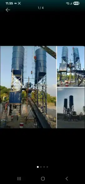 Concrete batchingplant DRY kapasitas 60-70m³/jam