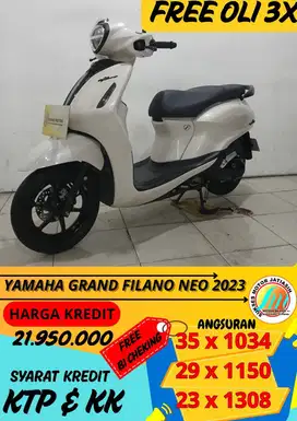 YAMAHA GRAND FILANO NEO 2023 BISA CASH DAN KREDIT