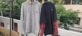 Jaket Unisex Hoodie Supreme Size XXL (Bonus Hoodie Musium Div Lab)