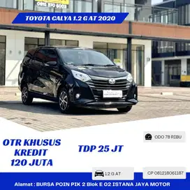 FREE ASURANSI Toyota Calya 1.2 G AT 2020 Hitam