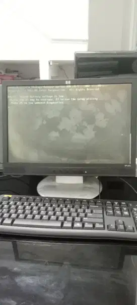Monitor hp 17 inci layar minus
