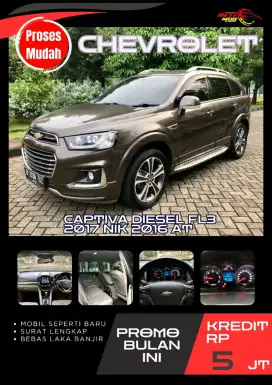 TERMURAH CHEVROLET CAPTIVA DIESEL FL3 TAHUN 2017 MATIC
