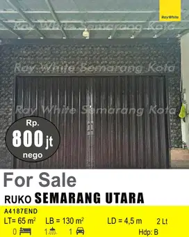DIJUAL RUKO DI SEMARANG UTARA A4187