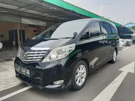 Dp 5jt Toyota Alphard G 2.4 A/T CBU  2011 Hitam