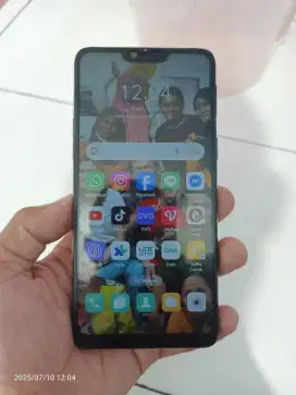 Oppo F7 hitam ram 4 /64gb