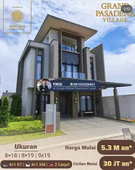 Hunian Terbaik Grand Pasadena Village 8x18