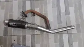 Knalpot proliner cbr150, sonic, supra gtr