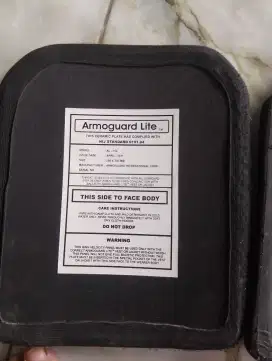 Lempengan anti peluru Armoguard lite level 4