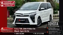 Toyota Voxy NIK 2018 White On Black